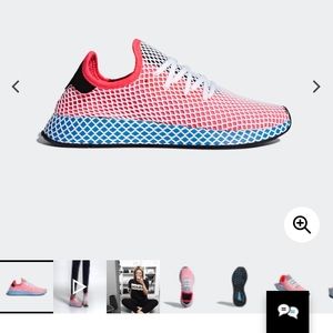 Adidas cute pink shoes!